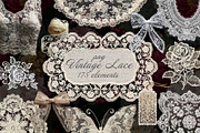 Vintage Lace Collection, an Object Graphic by NatalieArtShop (Thumbnail 1 of 9)
