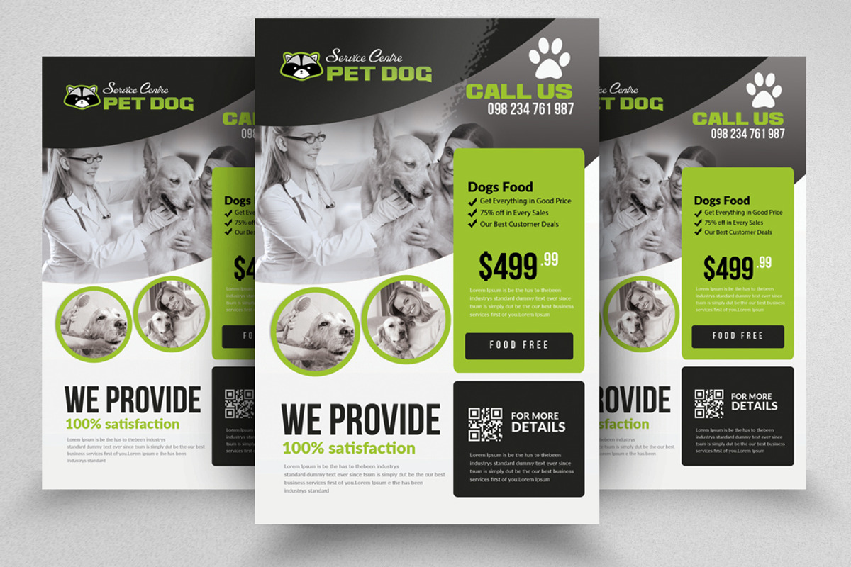 10 Pet Shop Flyer Bundle Vol:01, a Flyer Template by Business Flyers (Photo 6 of 11)