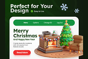 Christmas 3D Icons, an Object 3D Model by Rakata Studio (Thumbnail 4 of 7)