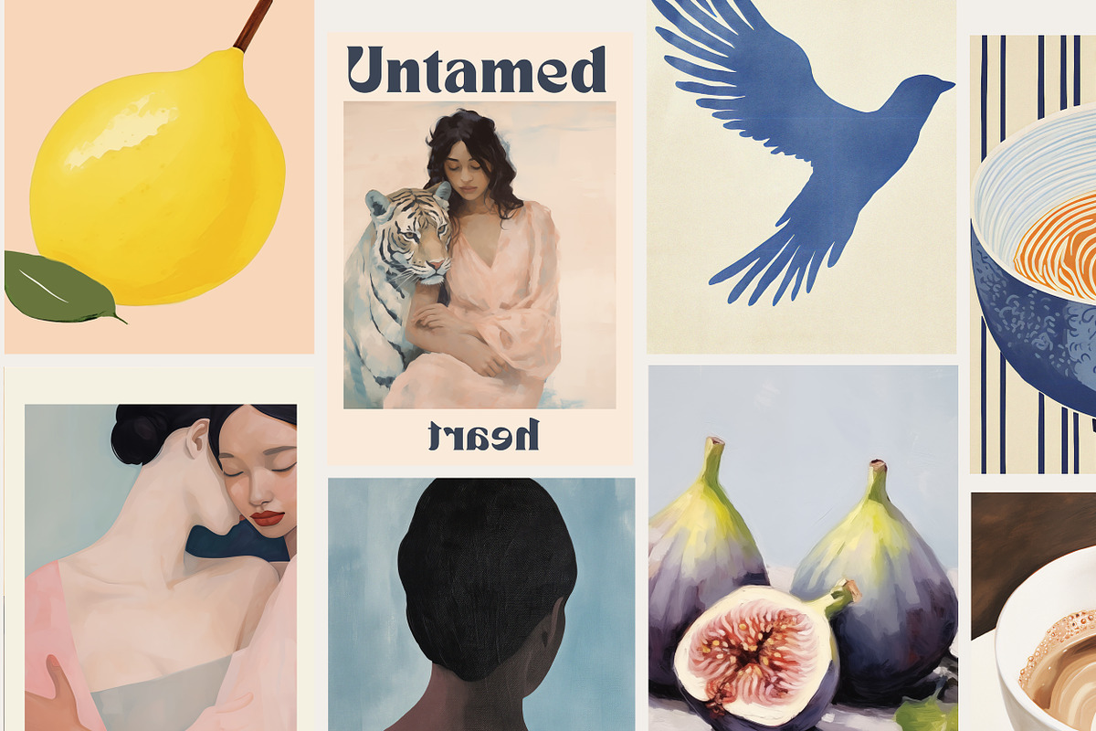 Modern Eclectic Prints & Poster, a Background Graphic by Laras Wonderland (Photo 3 of 9)