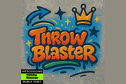 Bubble Graffiti Font, a Script Font by Art StoreID (Thumbnail 11 of 12)