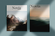 Novia Mini Magazine Mock-Up Kit, a Print Template by Eugene Tantsurin (Thumbnail 2 of 12)