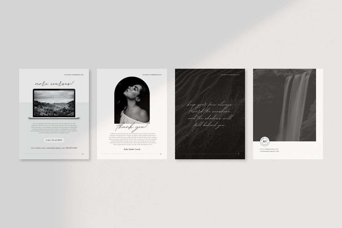 Black and White Ebook Template, a Marketing Template by frommakertomaker (Photo 6 of 10)