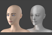 Stylized Female 01 A-Pose Base Mesh, a Characters & Person 3D Model by VK Studio (Thumbnail 10 of 27)