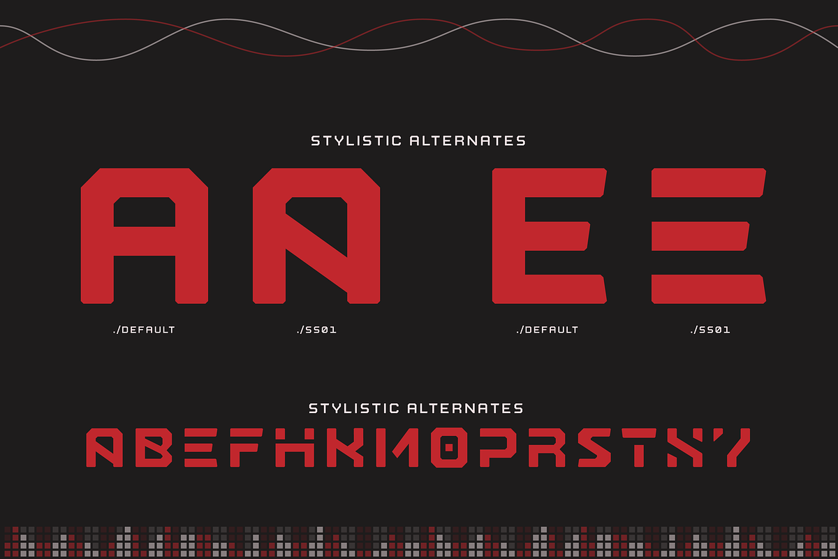 Nostromo - Retro futuristic font, a Font by Great Scott! (Photo 4 of 8)