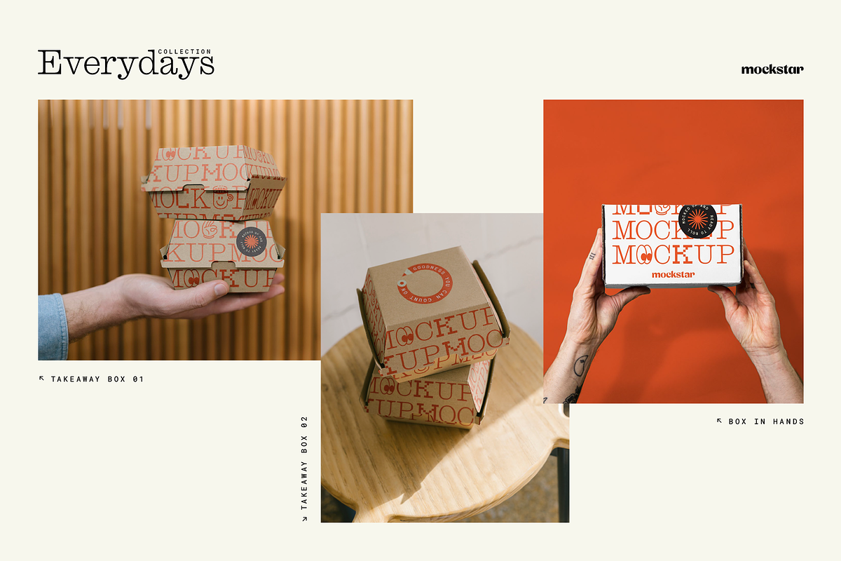 Everydays Collection Combo Bundle, a Packaging Mockup by mockstar (Photo 4 of 9)