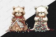 Whimsical Christmas Teddy With Light, an Illustration by Creative Art (Thumbnail 8 of 10)