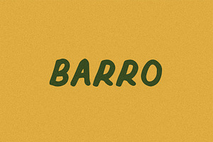 Barro I A Handmade Sans Serif Font