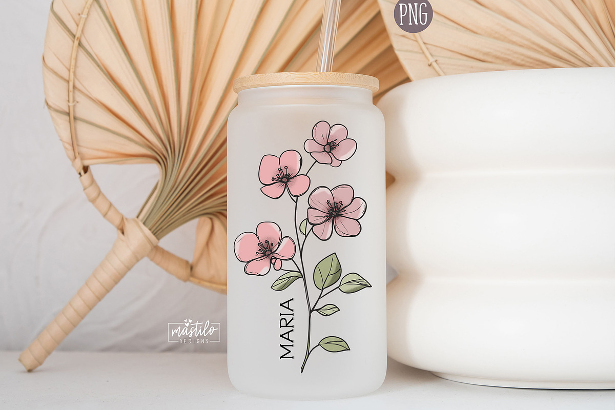Birth Month Flowers Clipart Bundle, an Object Graphic by Mastilo Designs (Photo 5 of 6)