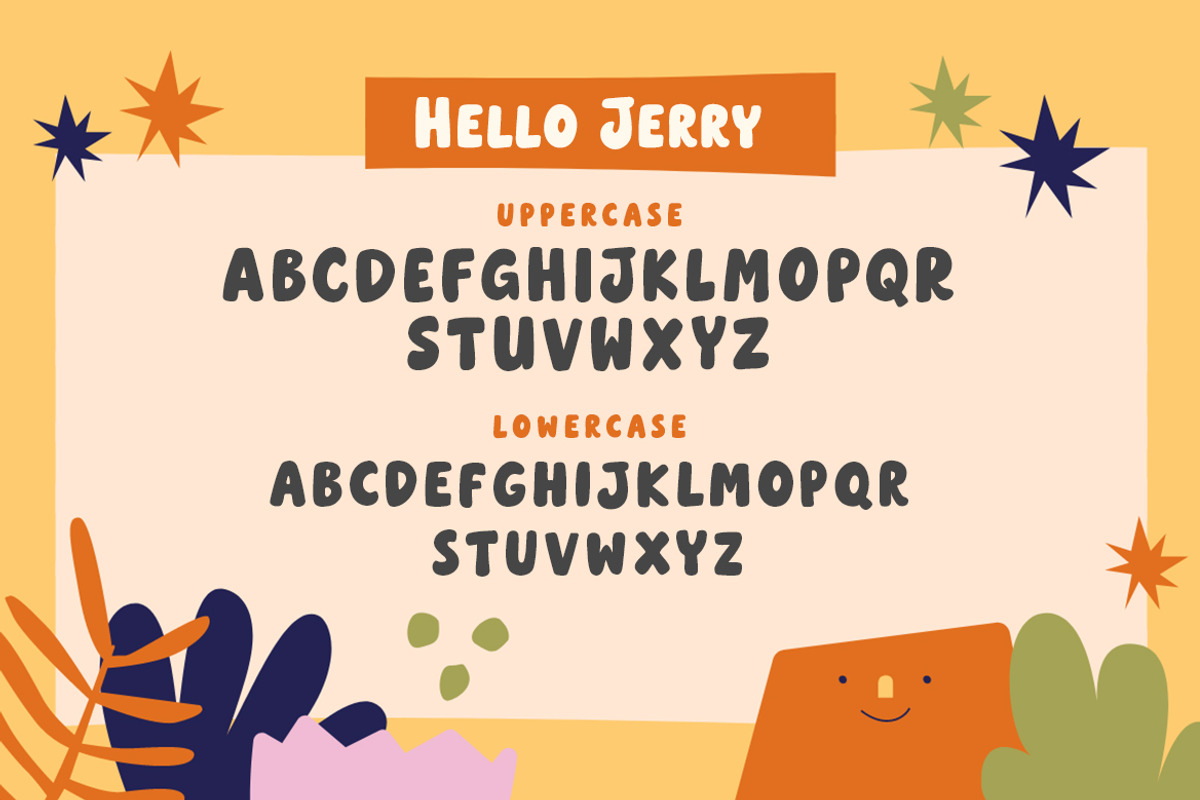 Hello Jerry - Playful Bold Font, a Font by Weape Studio (Photo 7 of 8)