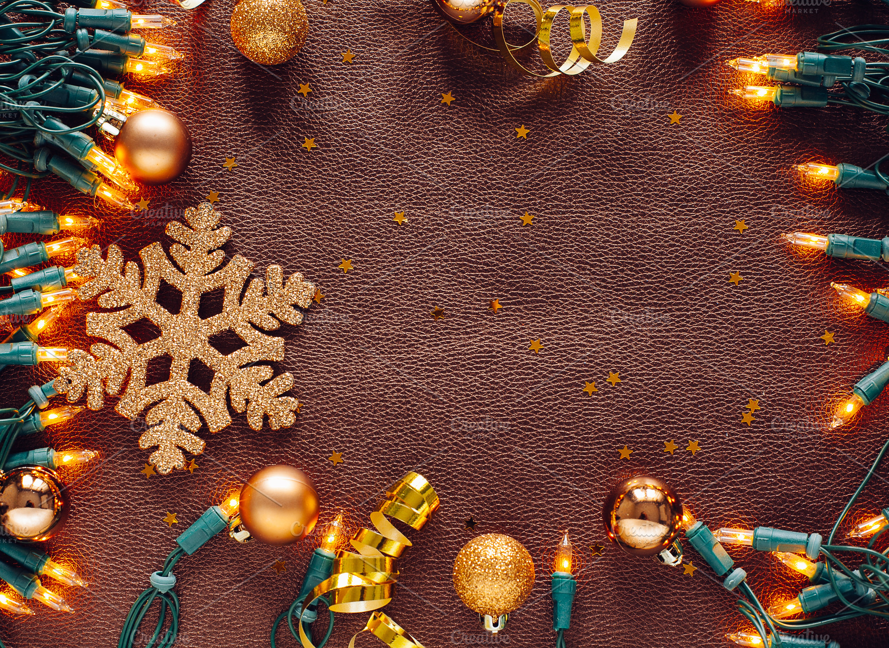 Christmas and new year composition containing above, backdrop, and background, a Holiday Photo by telnyaw