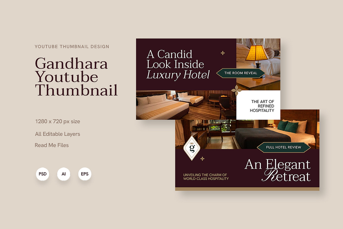Gandhara Sanctuary Youtube Thumbnail, a Social Media Template by Fannan Studio (Photo 1 of 3)