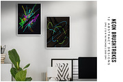 Neon Brushtrokes, a Decorative Illustration by Digital Art Creations (Thumbnail 6 of 7)