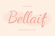 Bellaif | modern handwritten font, a Script Font by Lightsense (Thumbnail 1 of 10)