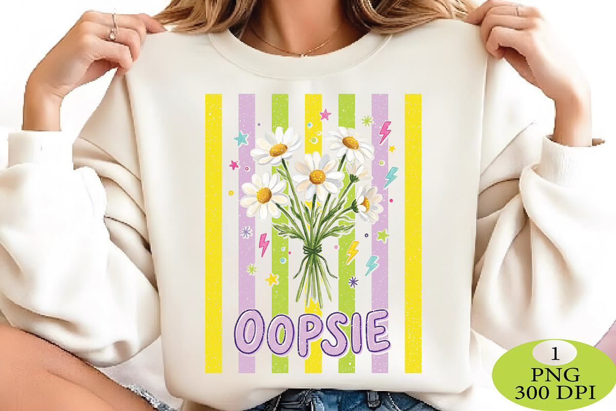 Oopsie Daisy Striped Sublimation, an Animal Illustration by Daily.Designs (Photo 2 of 6)