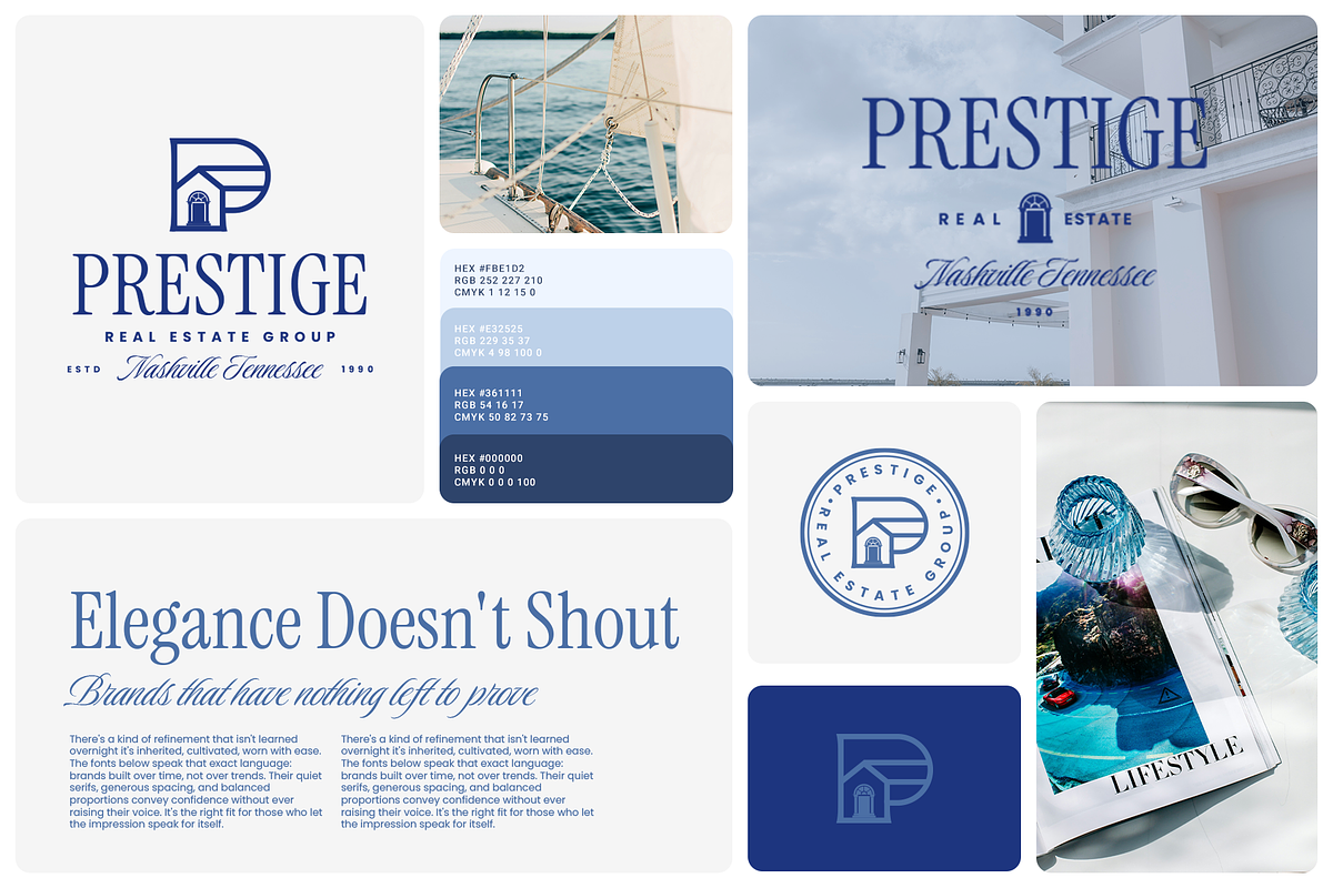 Prestige Real Estate Old Money Logo, a Branding & Logo Template by Headfonts (Photo 2 of 3)