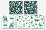 Butterfly Dream Seamless Pattern Set, an Illustration by NATASHA CHU (Thumbnail 4 of 5)