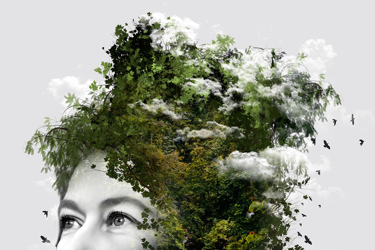 Surreal Double Exposure Photo Effect, a Brushes & More by MRI STUDIO (Photo 15 of 19)