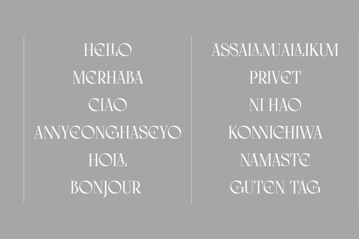AO Mireille - Display Typeface, a Font by OwunStudio (Photo 13 of 15)