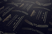 Gold And Black Business Card, a Business Card Template by Marvel (Thumbnail 3 of 4)