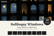 Apartment Windows Seamless Patterns, a Pattern Graphic by Inknfolly (Thumbnail 2 of 4)