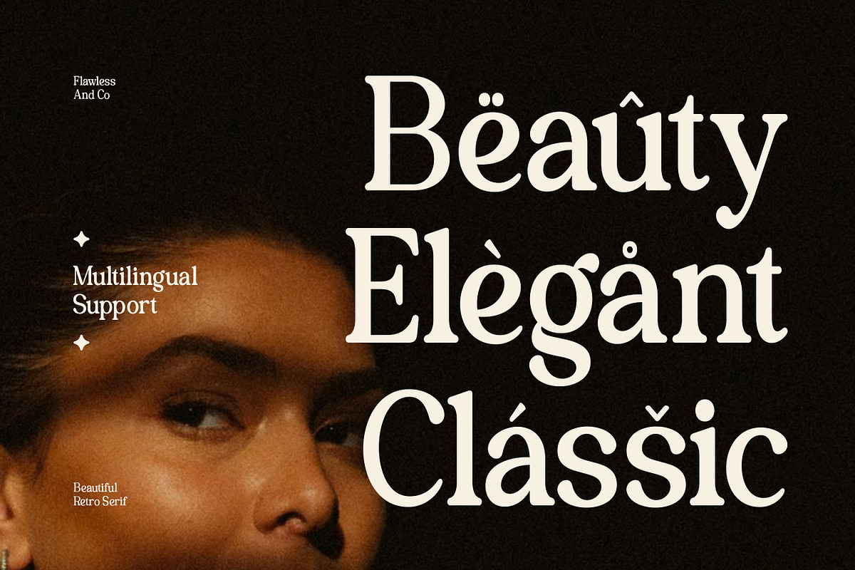 Buctera - Elegant Retro Serif Font, a Serif Font by Flawless And Co (Photo 10 of 10)