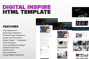 Digital Inspire - Multipurpose HTML