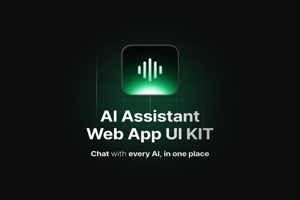 AIVORA: AI Assistant Web App UI KIT, an UI Kit Template by Creative Perspective (Photo 1 of 8)