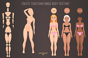 vector Character portrait creator, a Person Illustration by Mandarinkas art (Thumbnail 5 of 8)