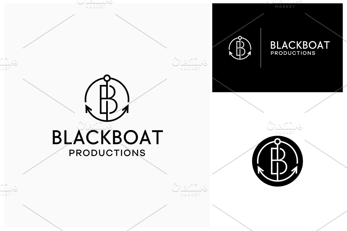 Anchor Line Letter B Boat Ship Logo, a Branding & Logo Template by Enola99d