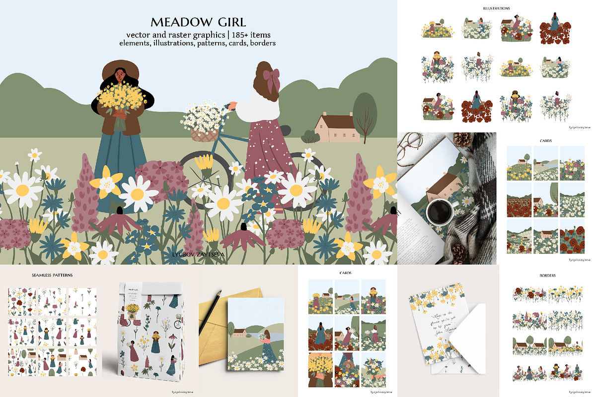 50% off! Four Seasons Bundle!, a Seasonal Illustration by LyubovZaytseva (Photo 2 of 9)
