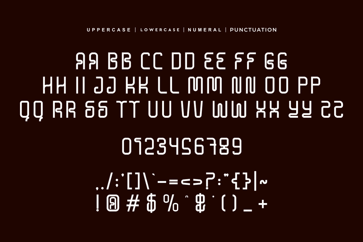 Gasbera - Greek Typeface Font, a Sans Serif Font by QR Design Studio (Photo 6 of 7)