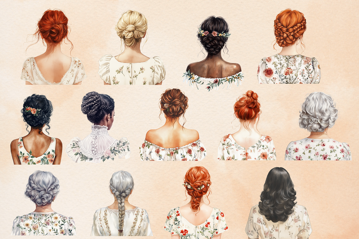 Happy Women's Month Clipart, a Graphic by NadiaTheronArt (Photo 3 of 5)