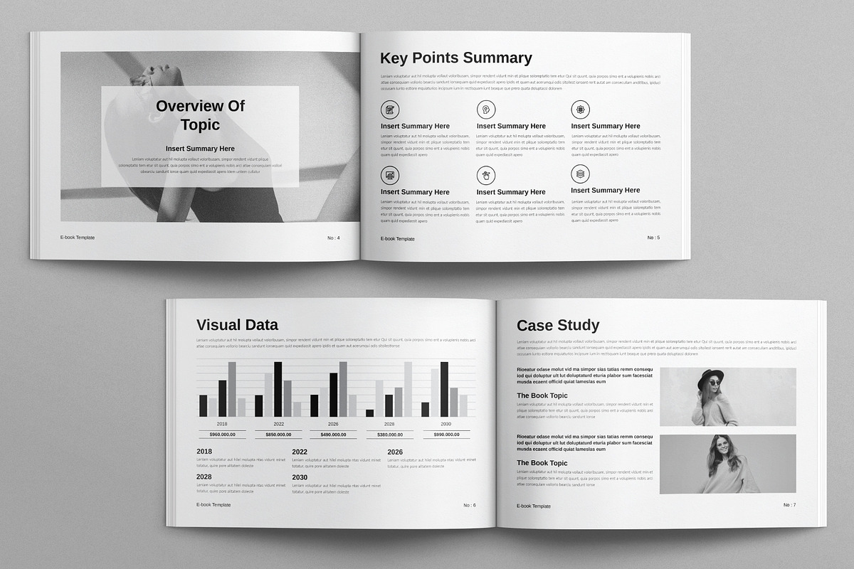 Ebook Template, a Brochure Template by E-Type (Photo 3 of 7)
