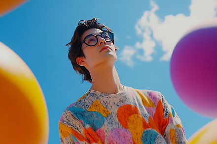 Young man loves outdoor art, a Person Photo by Beautiful things