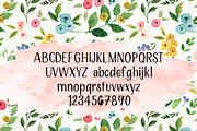 Southern Summer Days Font, a Sans Serif Font by Printable Wisdom (Thumbnail 2 of 2)