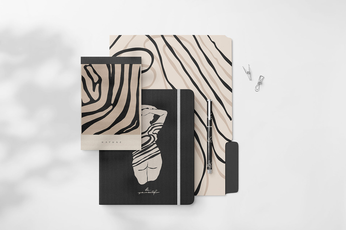 Feminine abstract poster gallery, a Person Illustration by Anastasy_helter (Photo 11 of 32)