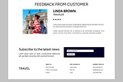 Travel Agency Landing Page, an UI Kit Template by CreativeShaper (Thumbnail 5 of 5)