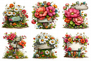 Whimsical Spring Signpost Clipart, an Illustration by Daily.Designs (Thumbnail 4 of 8)