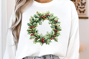 Vintage Green Christmas Winter PNG, an Illustration by SinaCreation (Thumbnail 4 of 7)