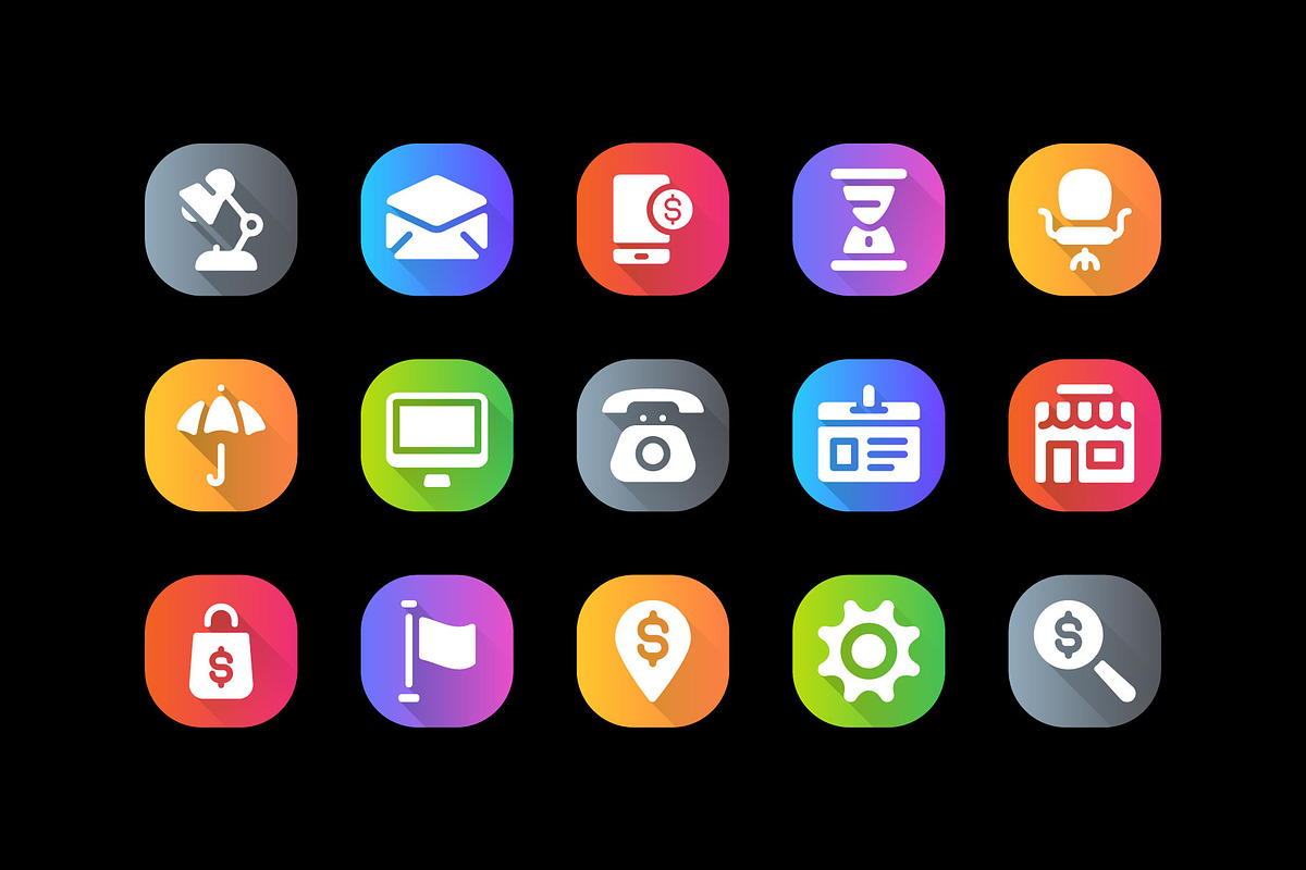 Business & Finance, an Outline Icon by vectorstank (Photo 4 of 8)