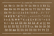 Kroine Rough, a Serif Font by Craft Supply Co. (Thumbnail 8 of 8)