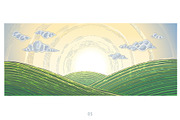 Landscape with green hills and mount, a Seasonal Illustration by Countryside life (Thumbnail 7 of 9)