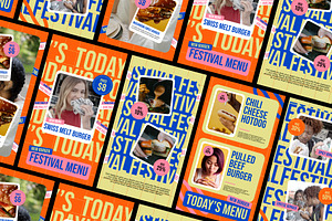 Food Festival Reels & Story, a Social Media Template by Loin Studio
