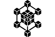 Blockchain and network illustrations, a Technology Illustration by balal (Thumbnail 11 of 13)