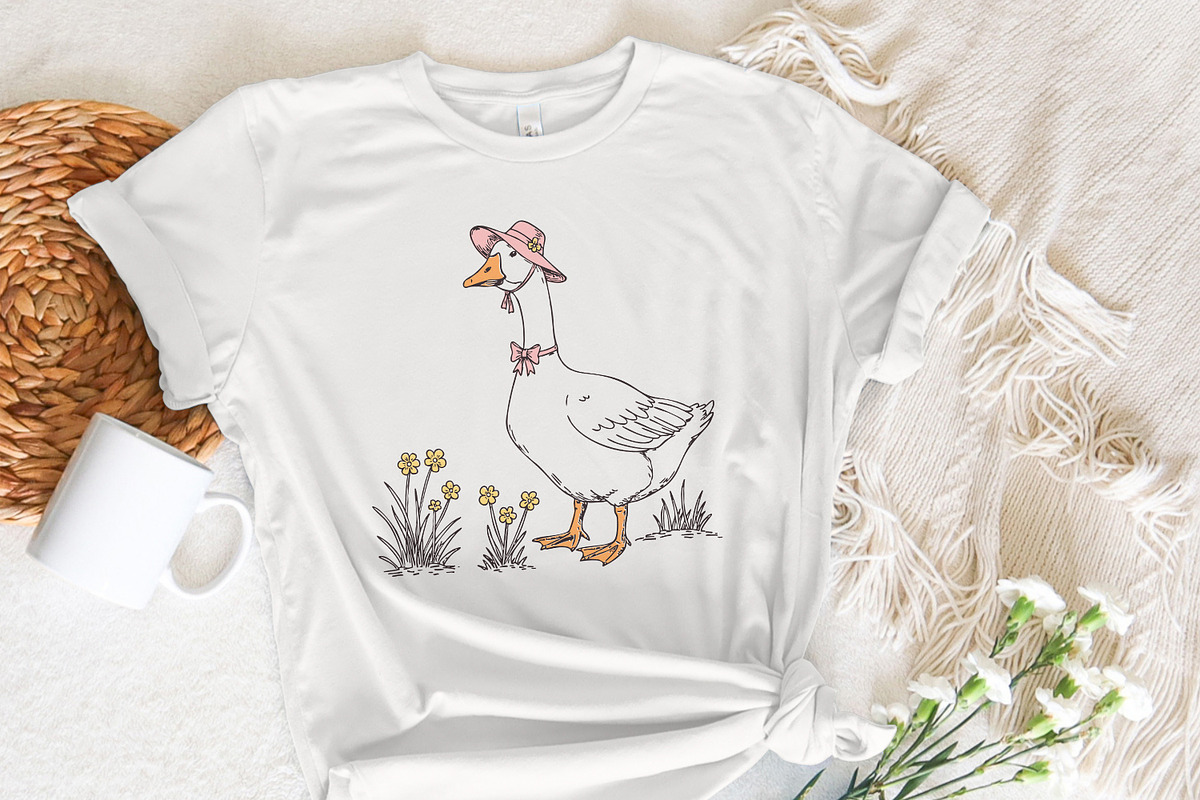 Spring Silly Goose PNG Digital, an Illustration by SharpMarketplace (Photo 7 of 9)