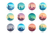Famous Cities Landscape Collection, an Illustration by Chuhastock (Thumbnail 14 of 15)