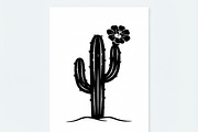 60 Desert Cactus Floral Silhouette, a Seasonal Illustration by Amazin_art (Thumbnail 12 of 21)