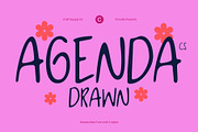 CS Agenda Drawn, a Handwritten Font by Craft Supply Co. (Thumbnail 1 of 8)