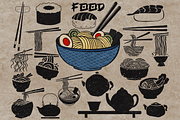 Japan traditional elements Procreate, a Brush Add-On by TheWhiteCatLab (Thumbnail 4 of 20)